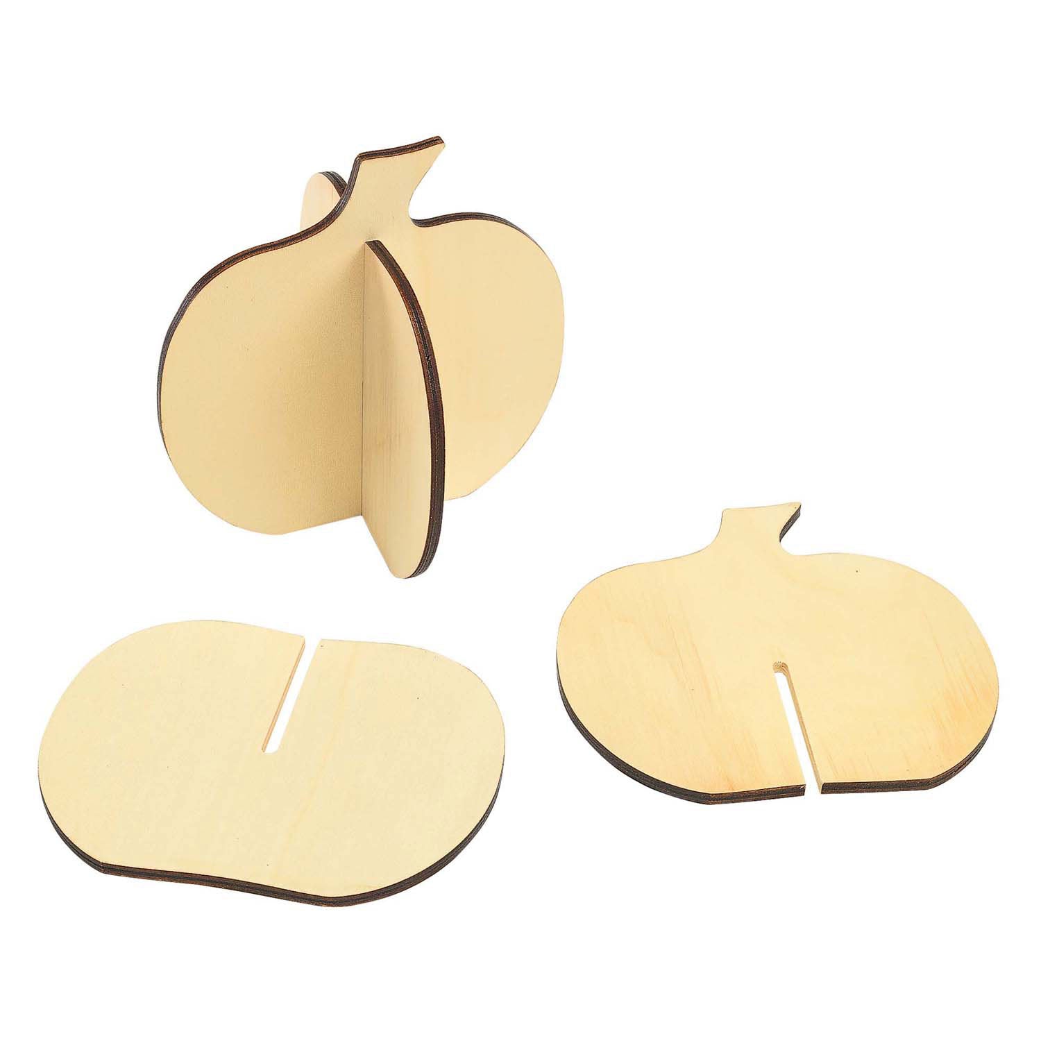 FARKEN - Bauen Sie Ihren eigenen 3D -Holzkürbis, 6dlg.
