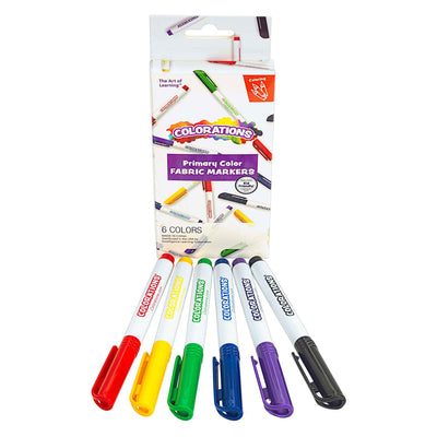Färben - Textilmarkierungen Primärfarben - 6 Farben