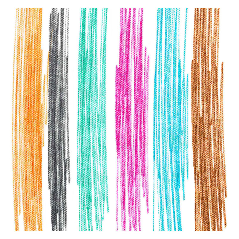 Färben - Textilmarkierungen Tropische Farben - 6 Farben