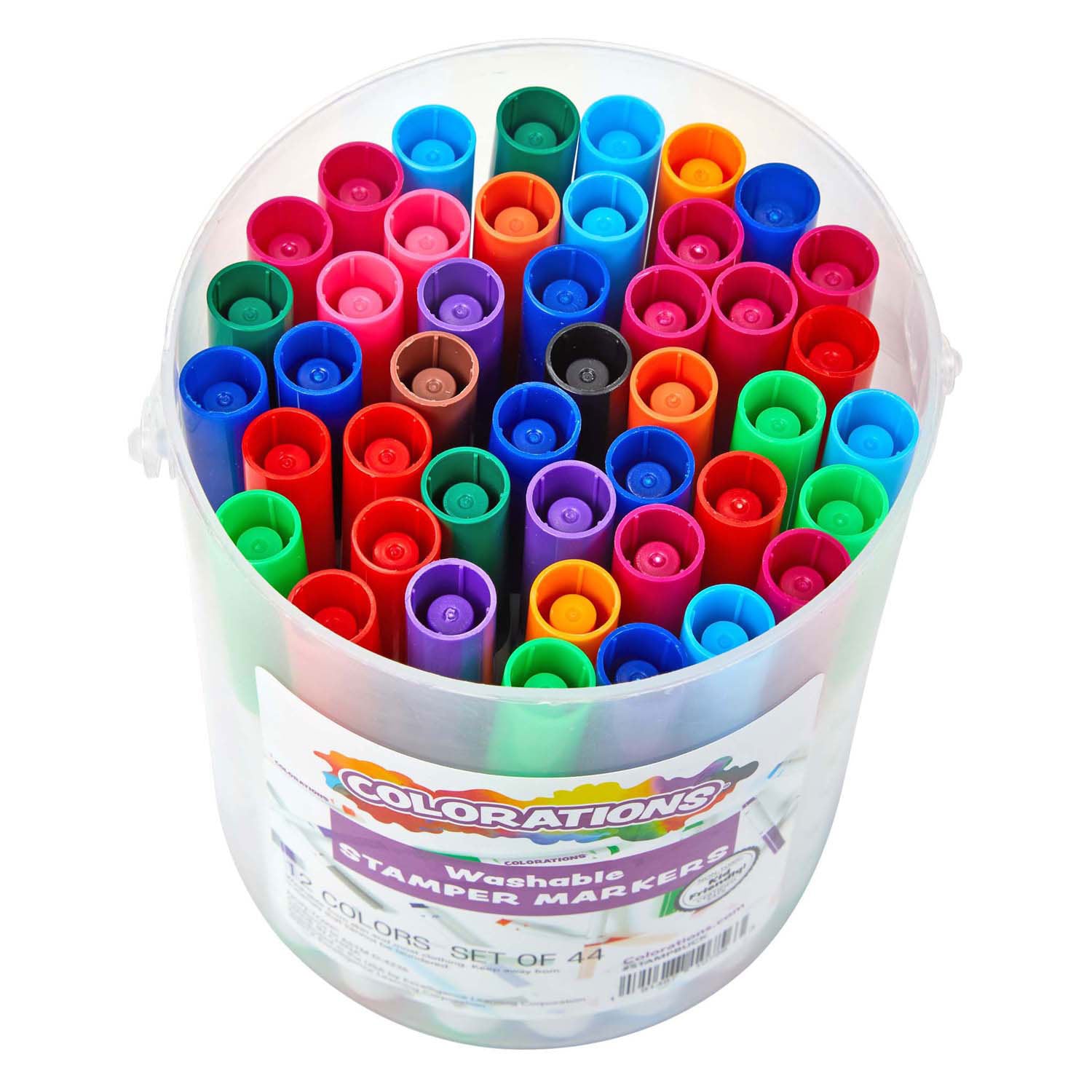 Colorations - waschbare Stempelmarker, 44 Stk.