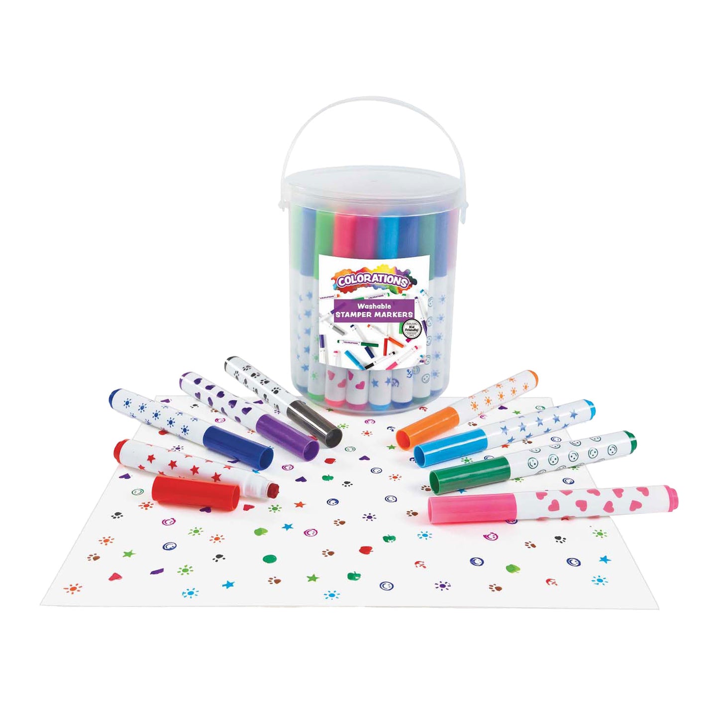 Colorations - waschbare Stempelmarker, 44 Stk.
