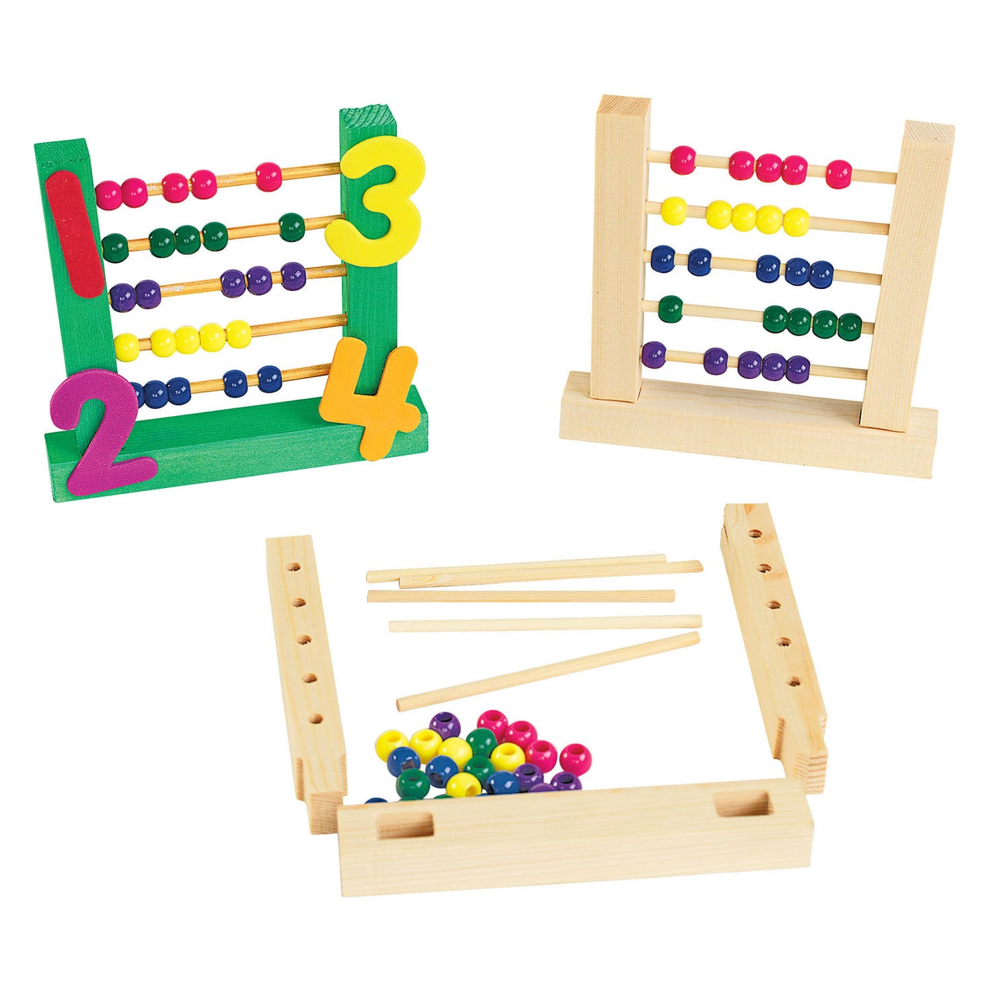 Colorations – Abakus-Bastelset aus Holz