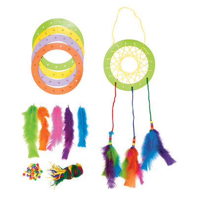 Colorations - Bastelset Bunte Traumfänger - 12er Set
