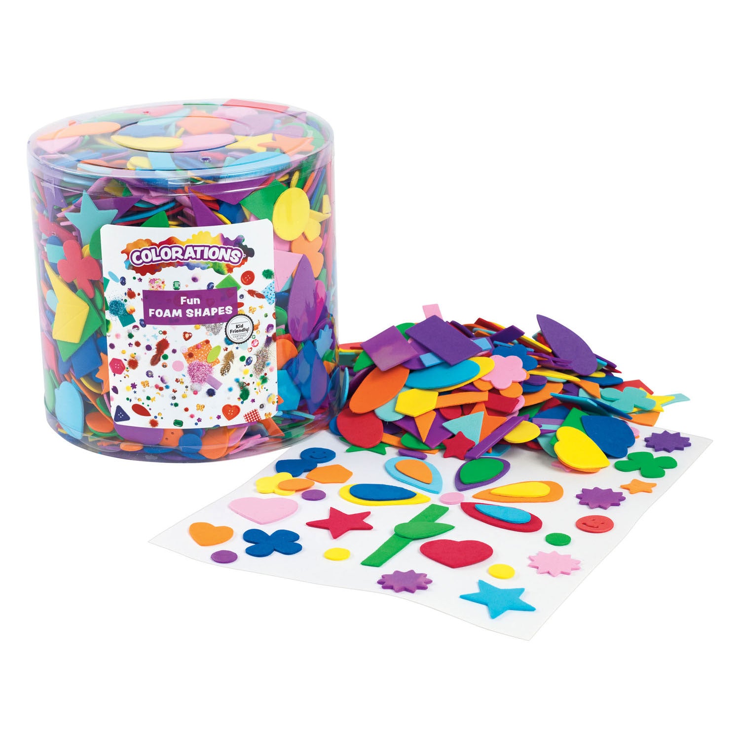 Färbungen - Schaumstoff-Bastelformen - 227gr.