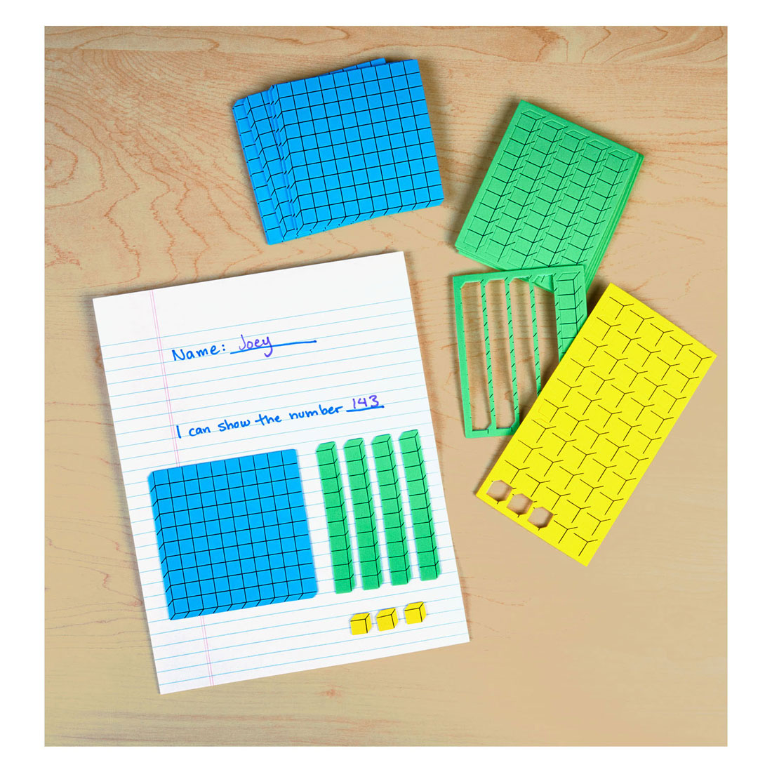 Colorations - Mathe-Aufkleber aus Schaumstoff - 300 Stk.