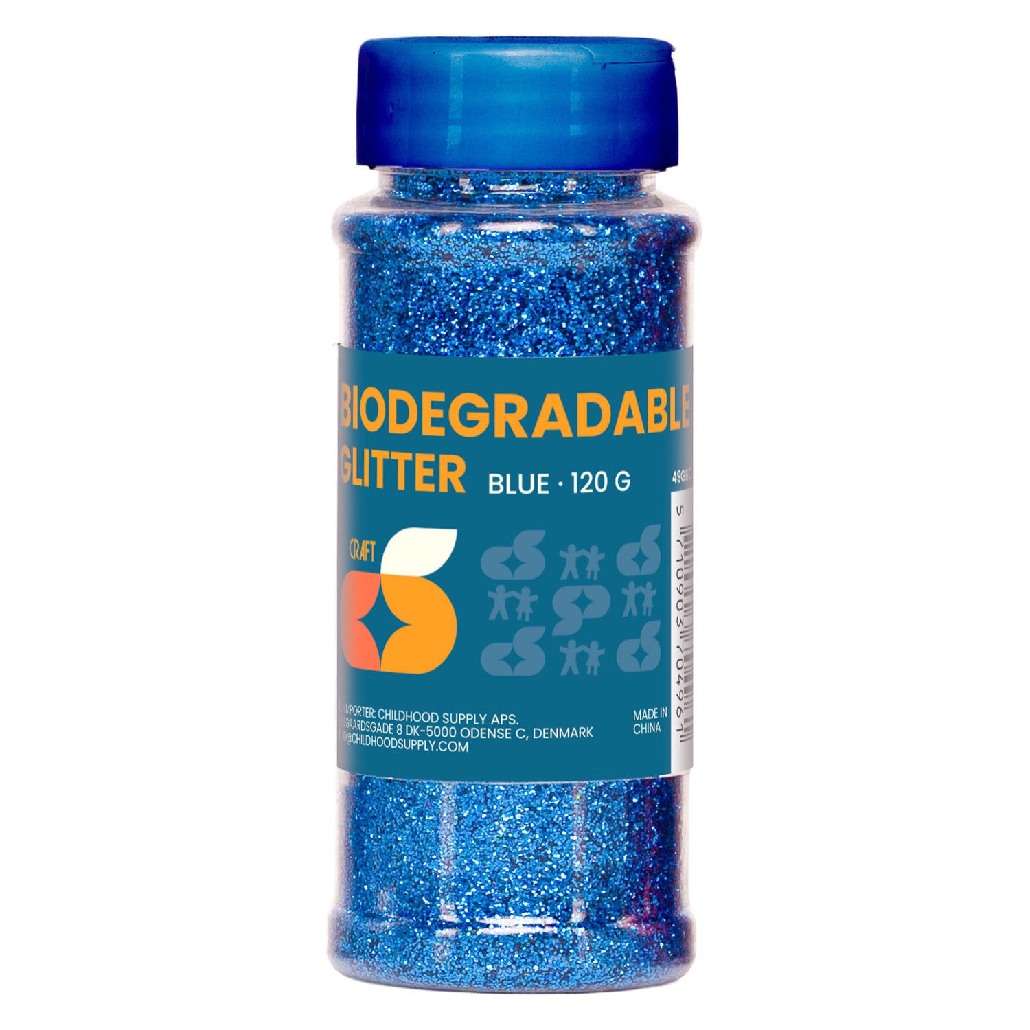 Biologisch abbaubarer Glitzer – Blau – 120 Gramm
