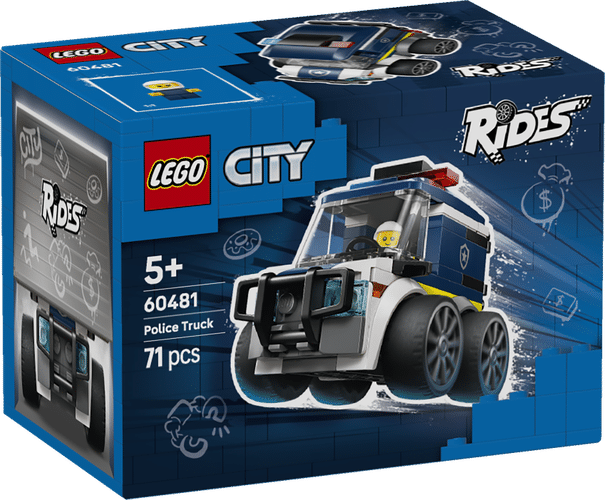 Lego City Brick Rides 60481 Fahrzeuge Polizeiauto | 2 Stk