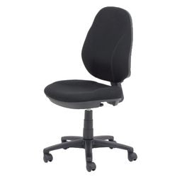 Bürostuhl Realspace Jura schwarz permanent