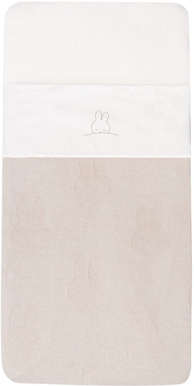 Jollein x Miffy Bettlaken für Kinderbett 75 x 100 cm, Sleepy Miffy – Pilze