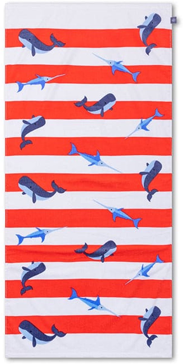 Ocean Stripes | Baumwollstrandtuch