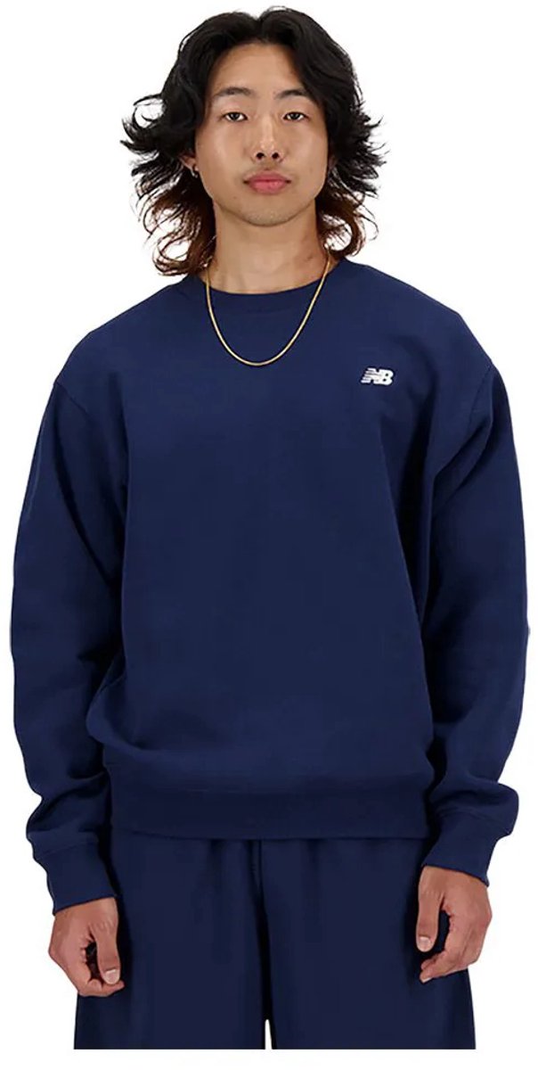 New Balance Sport Essentials Fleece Crew Herrenpullover – Marineblau
