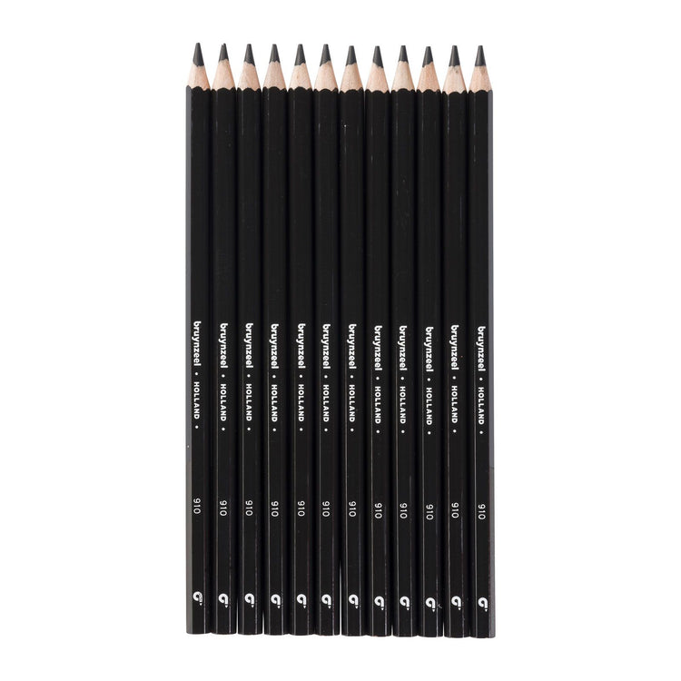 Bruynzeel • Super-Buntstifte schwarz 12St