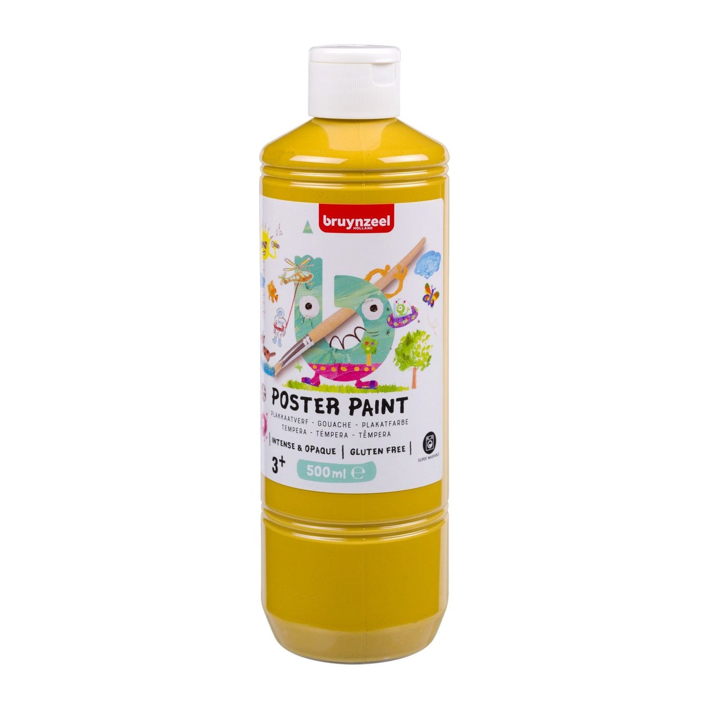 Bruynzeel • Gouache-Plakatfarbe 500 ml gelber Ocker