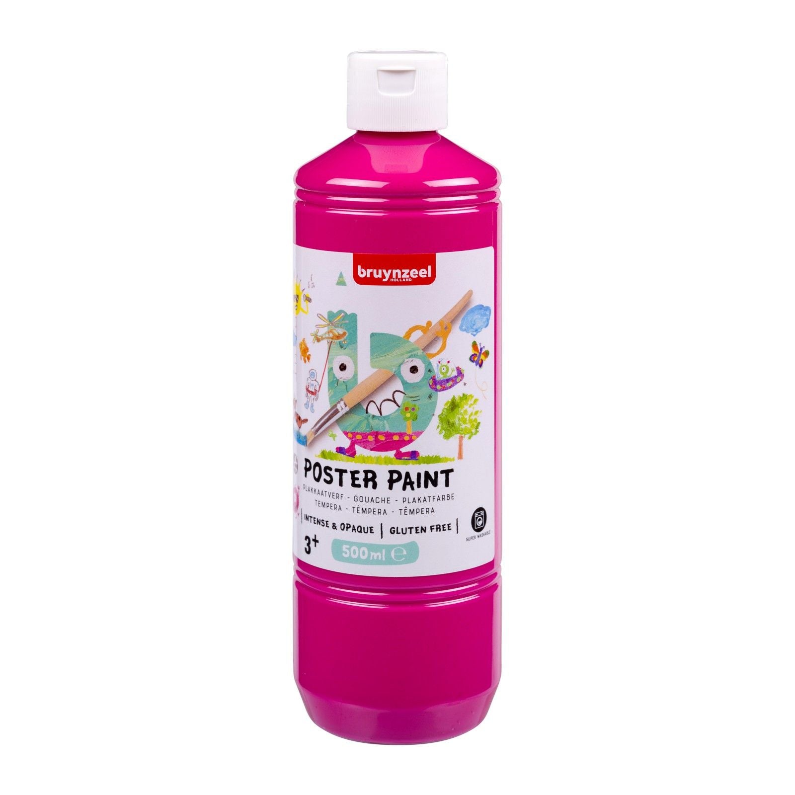 Bruynzeel • Gouache-Plakatfarbe 500 ml rosa