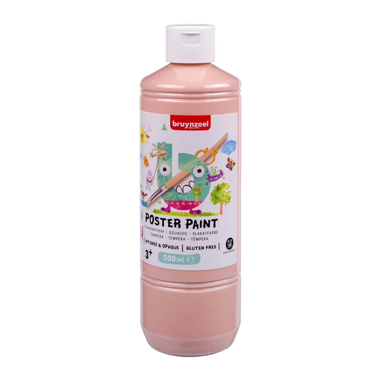 Bruynzeel • Gouache-Posterfarbe 500 ml rosa beige