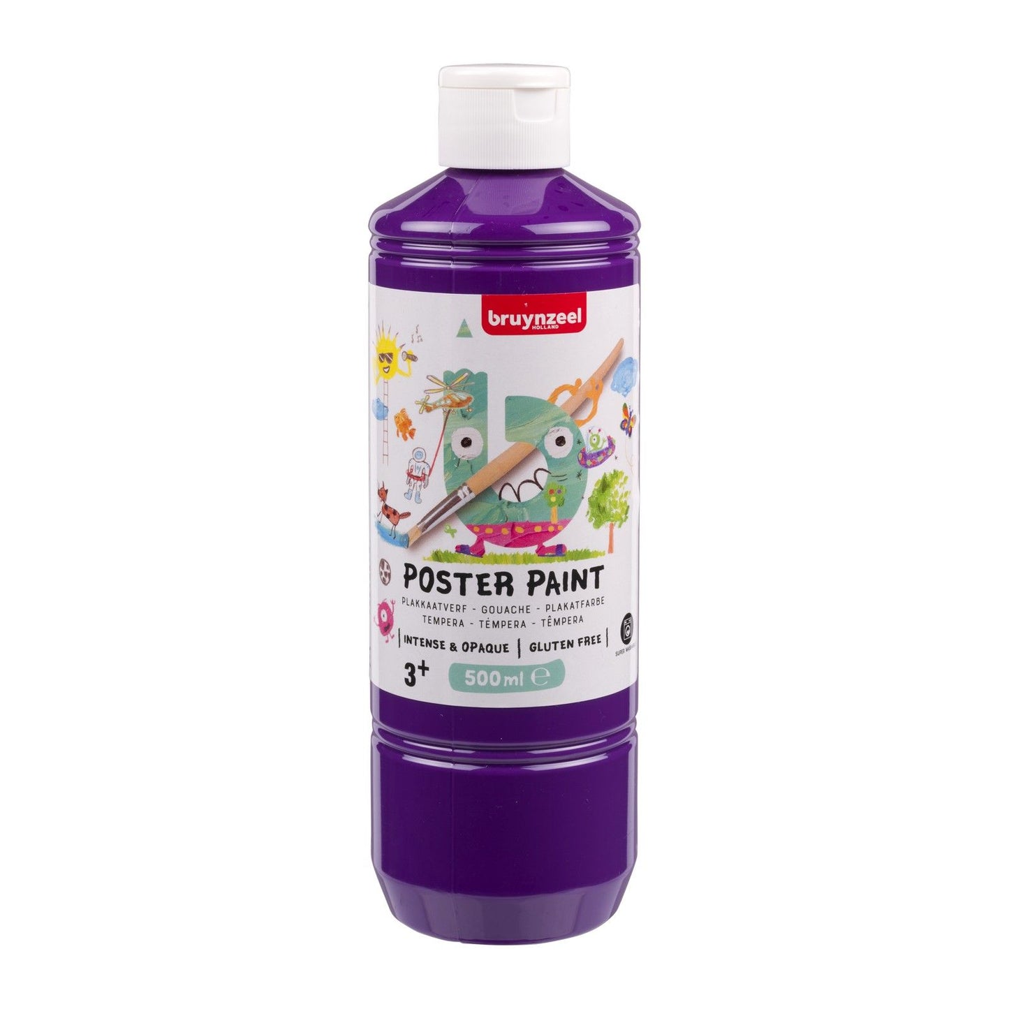 Bruynzeel • Gouache-Plakatfarbe 500 ml Lila