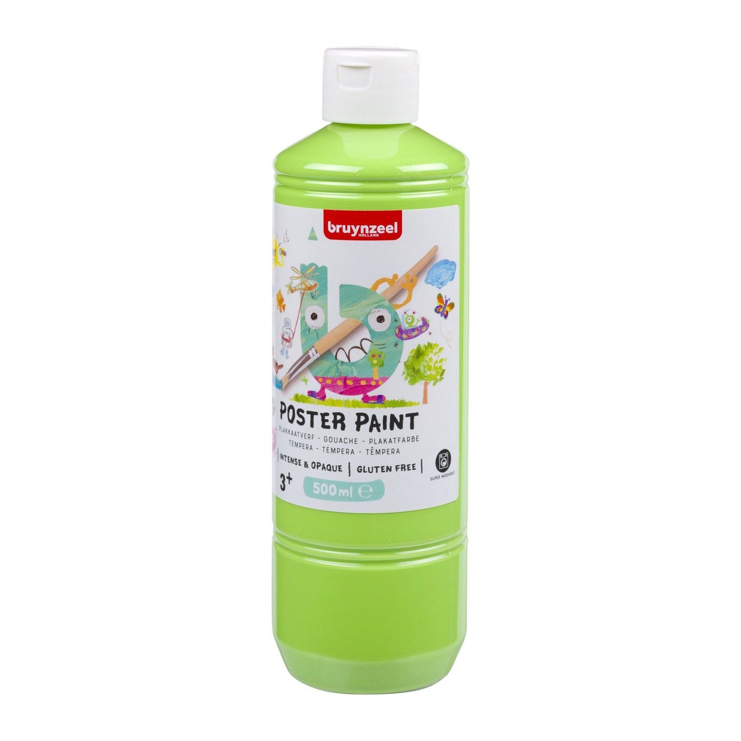 Bruynzeel • Gouache-Plakatfarbe 500 ml Frühlingsgrün