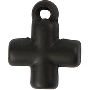 Creativ Firmenkreuz, Größe 10x10 mm, Lochgröße 1,5 mm, schwarz, 4 Stück 1 Box - afbeelding 1