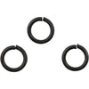 Creativ Firmenringe, Größe 7 mm, Stärke 1 mm, schwarz, 50 Stück 1 Box