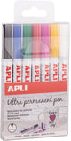 Apli Kids Apli Ultra Permanentstift – extra fein – 7 Farben