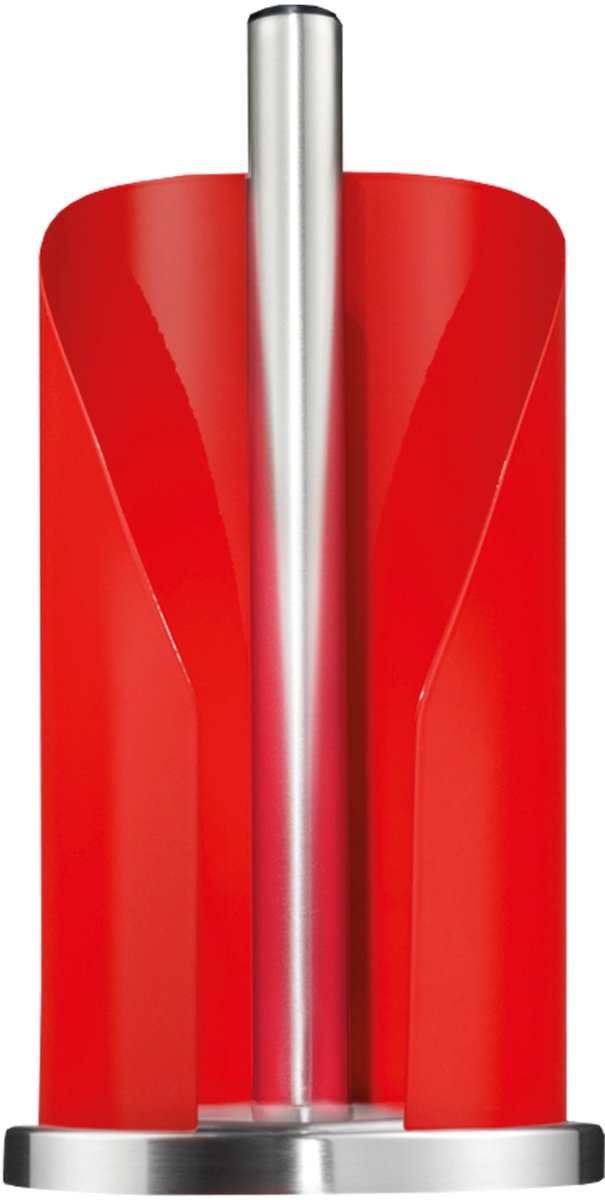 Wesco Küchenrollenhalter | Papierrollenhalter | Metall - rot | Toilettenpapierhalter