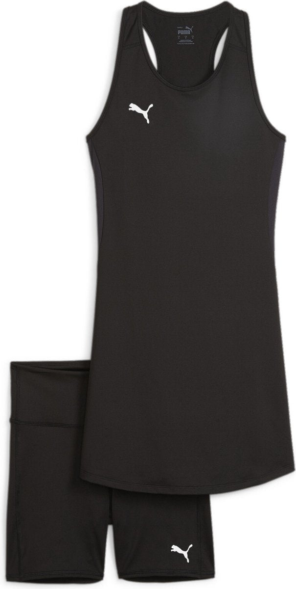 Puma Teamgoal Dress Damen Sportkleid - Schwarz-Weiß