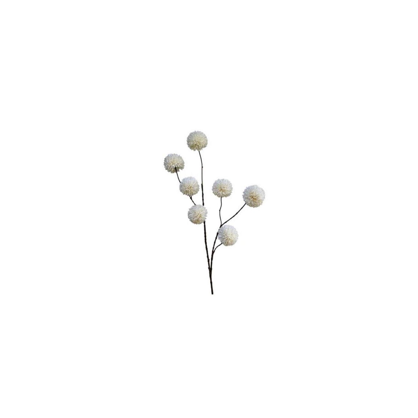 Künstlicher Zweigbommel aus der Roberts-Kollektion, weiß, 98 cm