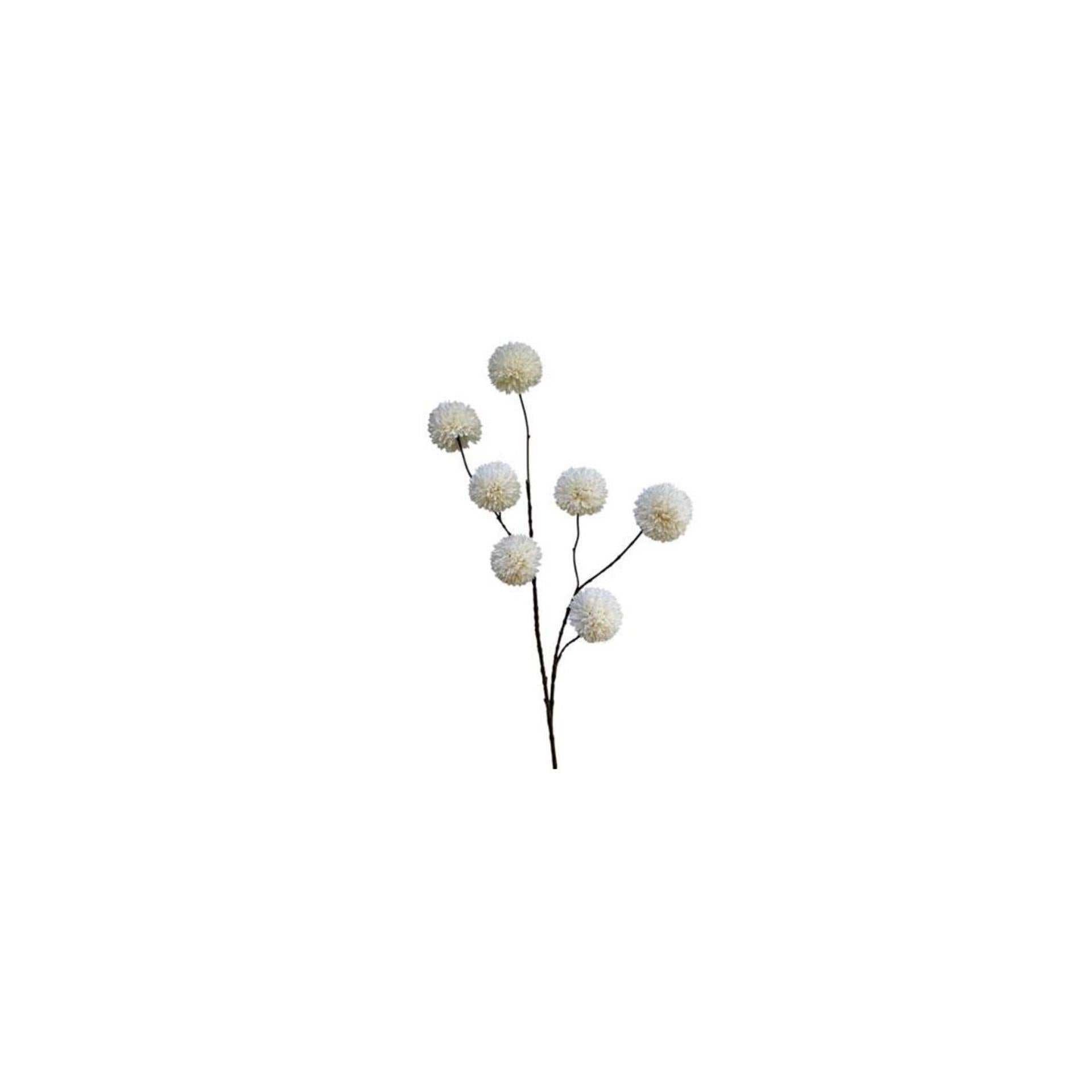 Künstlicher Zweigbommel aus der Roberts-Kollektion, weiß, 98 cm