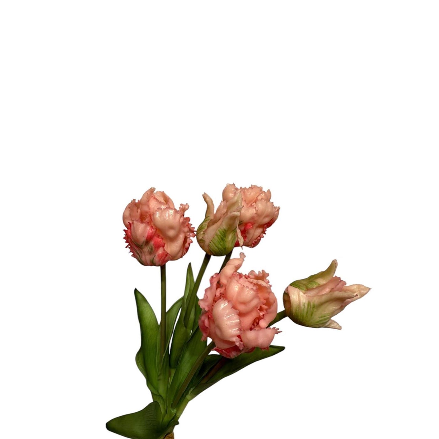 Roberts Collection künstlicher Blumenstrauß aus Tulpen, Papageienrosa