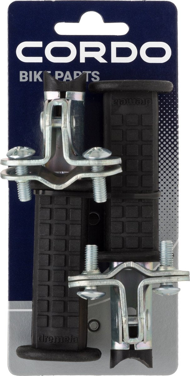 Cordo Fußstütze schwarz silber
