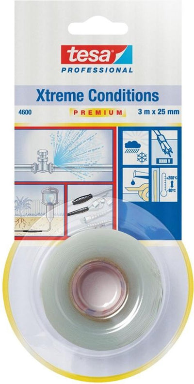 Tesa Premium 04600-00000-00 Dichtband Professional Xtreme Conditions transparent (L x B) 3 m x 25 mm 1 Stück(
