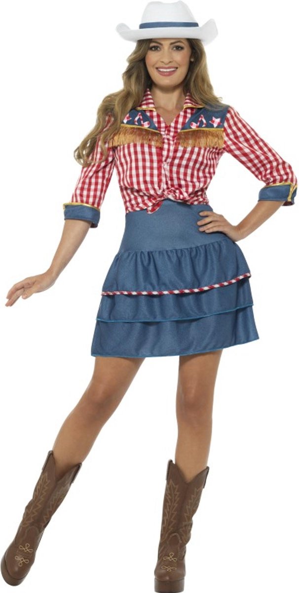 Smiffys Rodeo-Puppenkostüm mit Hut | Größe m (40 - 42)