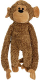 Beeztees Hundekuscheltier Affe Vik - Hundespielzeug - Plüsch - 40x20x13 cm Größe L