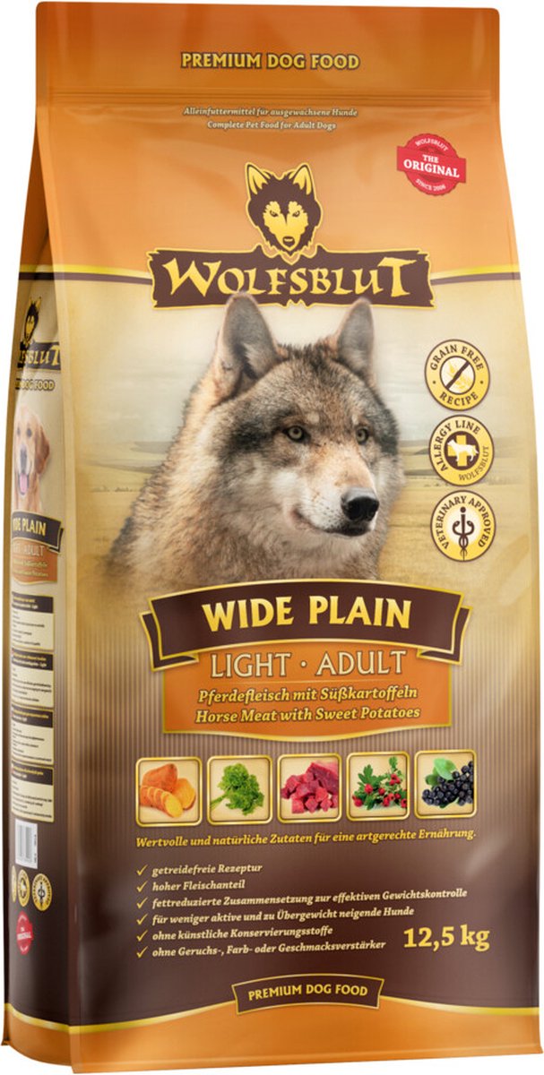 Wolfsblut breit schlicht leicht 12,5 kg