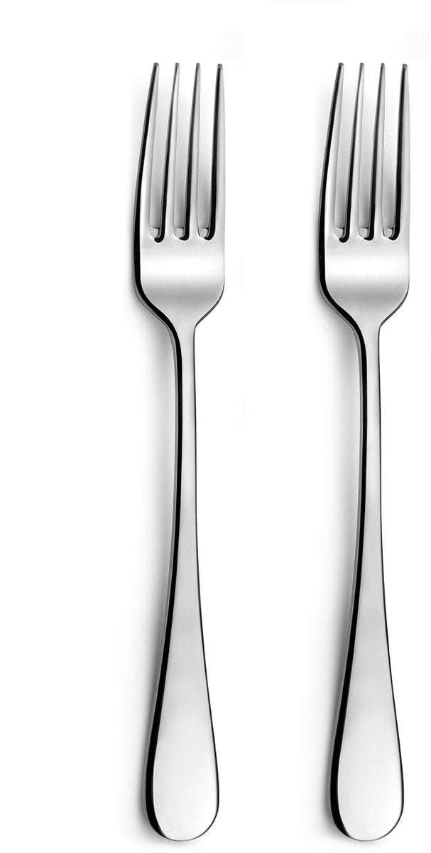 Amefa Venus - 2-teiliges Tafelgabel-Set - Hochglanz - silberfarben