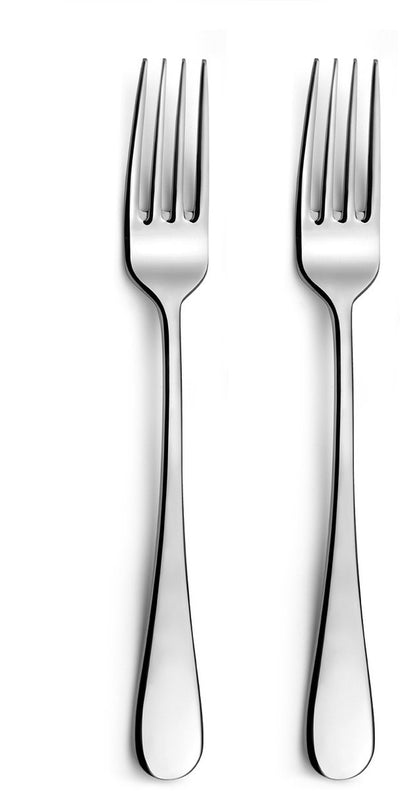 Amefa Venus - 2-teiliges Tafelgabel-Set - Hochglanz - silberfarben