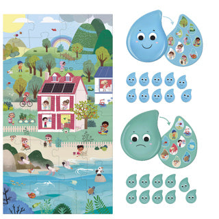Ich lerne, mich um das Planet Water Educational Game zu kümmern