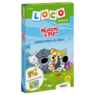 WPG-Verleger Loco Bambino Woezel Pip Paket Buchstaben Zahlen