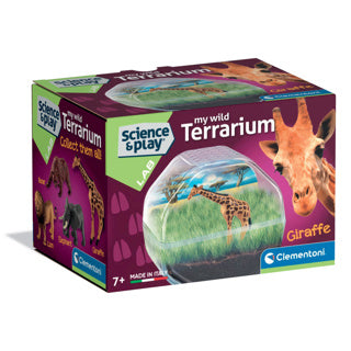 Clementoni Wissenschaftsspiel „Mein wildes Terrarium – Giraffe“.