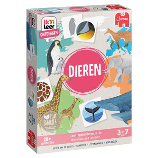 Jumbo Ich lerne, ein Tierbildungsspiel zu entdecken