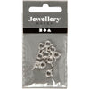 Creativ Company Versionsverschluss, D 6 mm, Silber, 10 Stück 1 Box