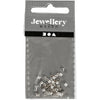 Creativ Company Quetschperlen, D 2 mm, Silber, 50 Stück 1 Box