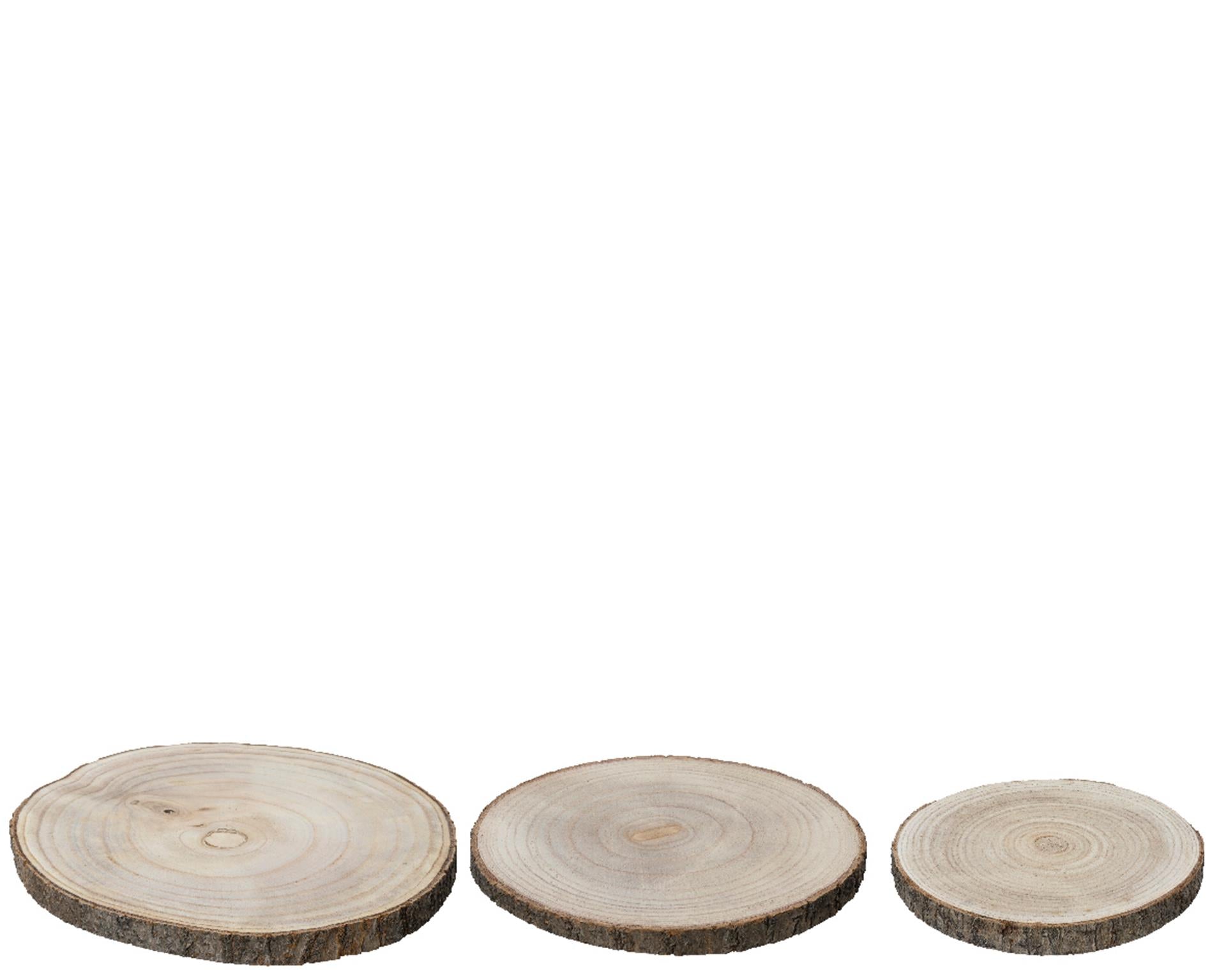 Decoris Holzgrundplatte Ø37cm 3-teilig