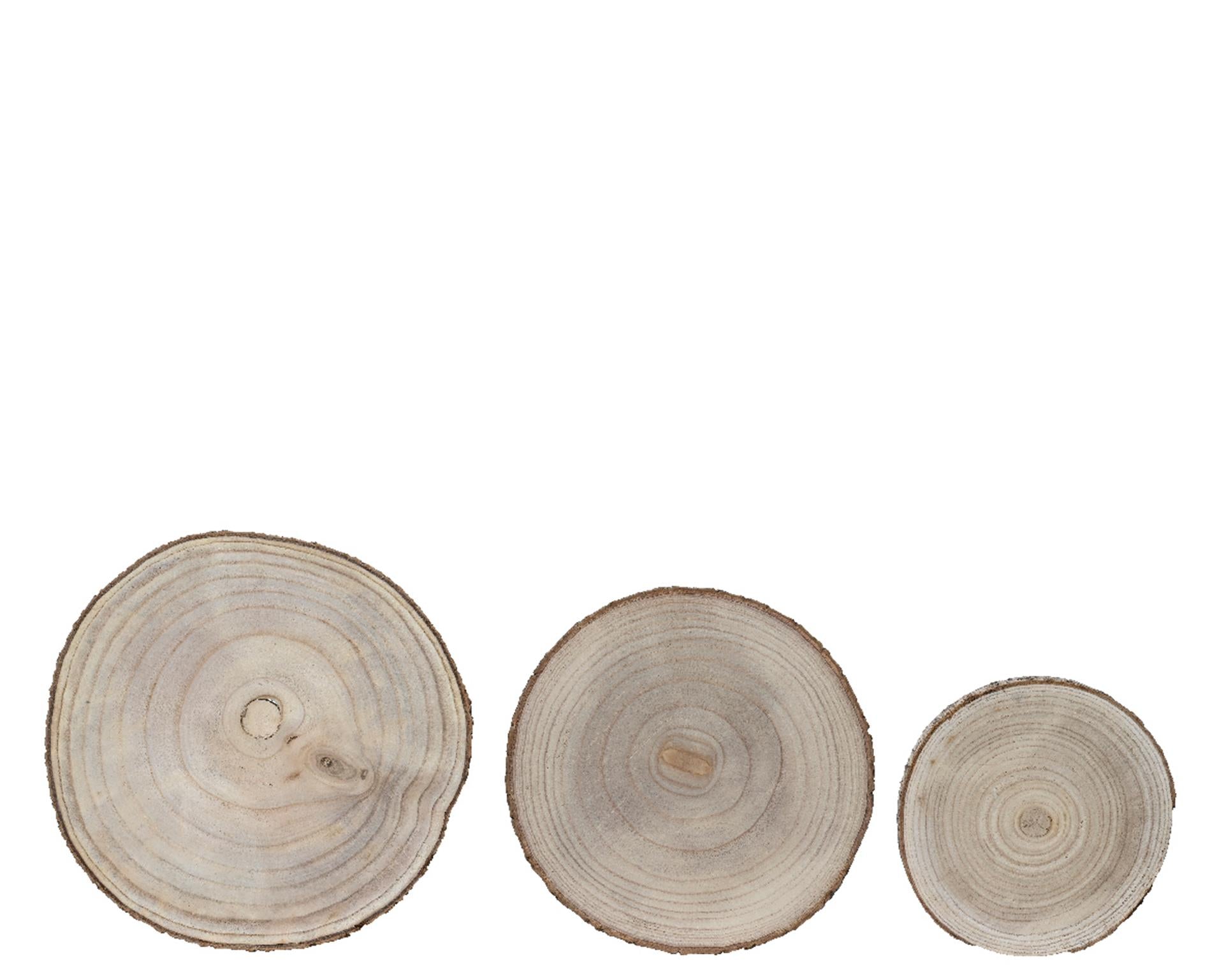 Decoris Holzgrundplatte Ø37cm 3-teilig