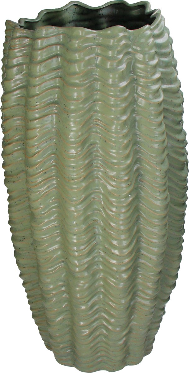 HD Collection Vase Steingut grün 32x31,5x60cm