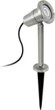 Eglo Nema Gartenstrahler für den Außenbereich, IP54, 1 Licht, LED, Gu10, Edelstahl