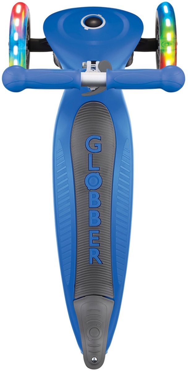 Globber Primo faltbarer Lichtroller mit 3 Rädern in Blau