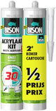 Bison Acryl-Kit schnell 30 Minuten weiße Tube 2x 300 ml