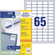 Etiketten Avery 3666-200 weiß 200 Stück