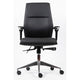 London Bürostuhl Realspace Leder schwarz Synchronmechanik 5-8 Stunden